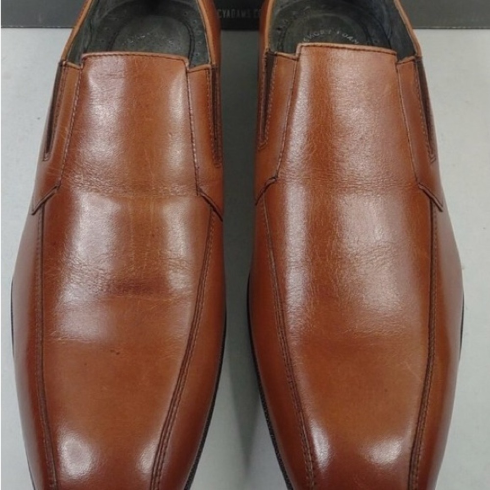 Stacy Adams Men's Fairchild Slip On 10.5 m Scotch Leather Shoes G9
